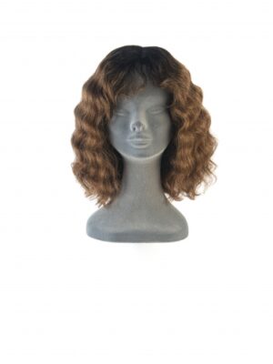 7220 | Perucas Mini Lace | Ondulado Profundo Ombré | Descolorido