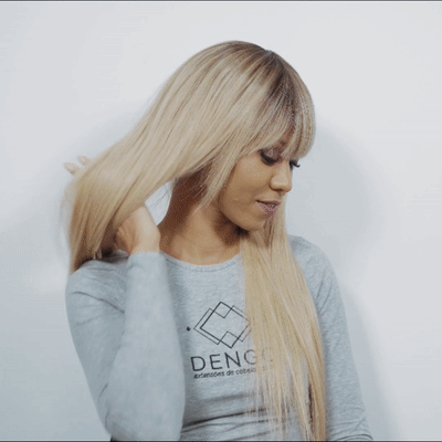 5539 | Liso Ondulado Ombré Pintado | #14 - Louro Beje